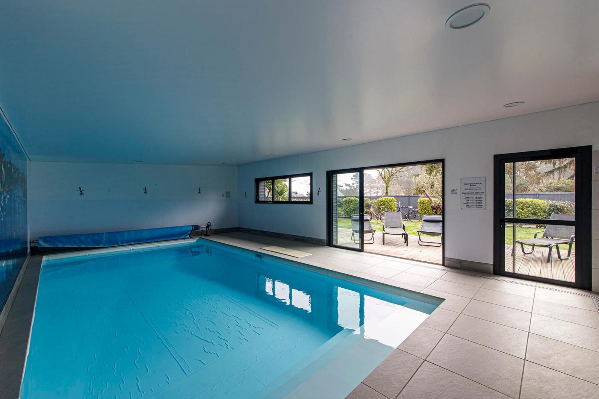 Holavre- Maison Pour 5P Avec Piscine Le Tour-du-Parc Bagian luar foto
