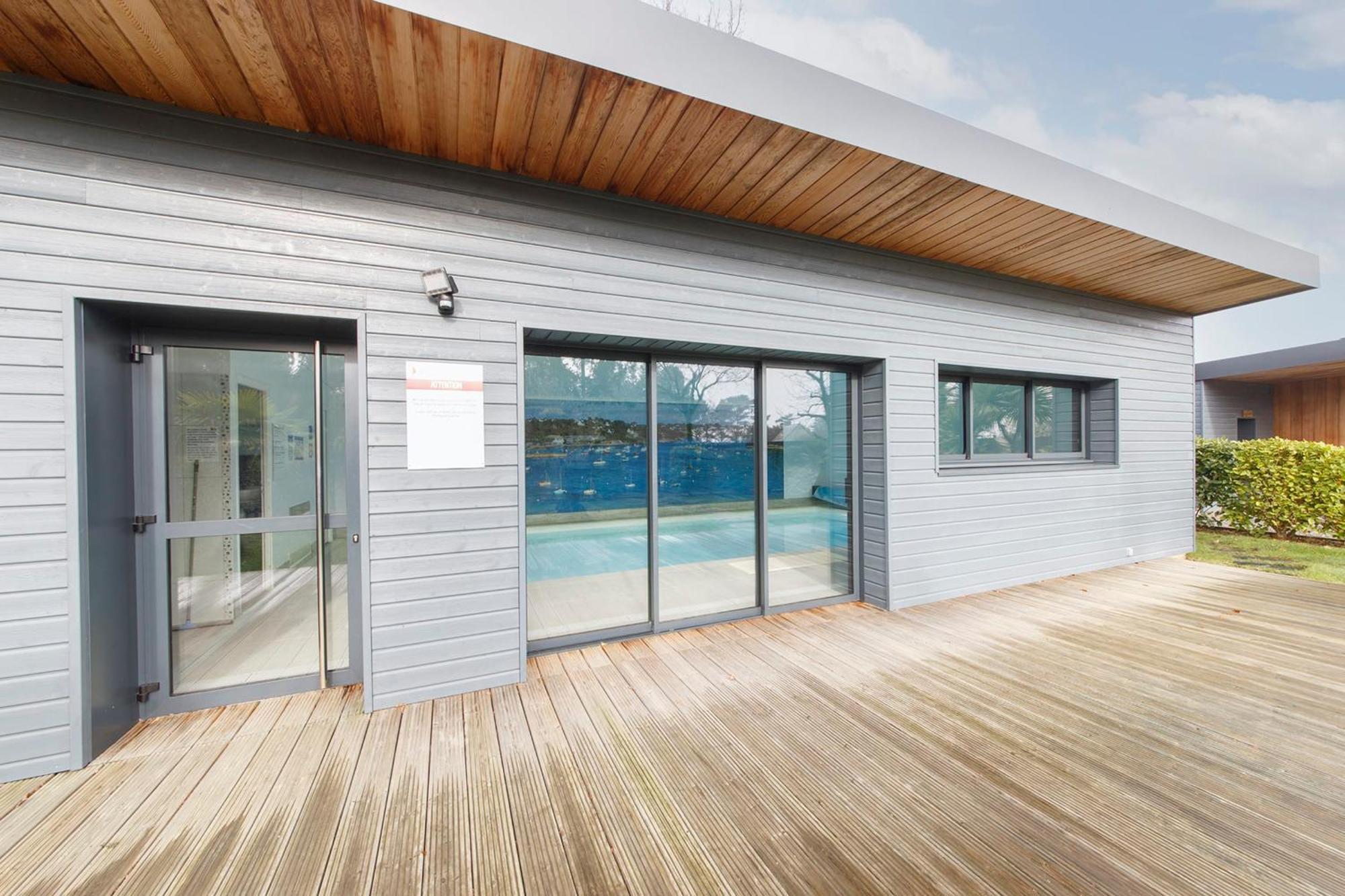 Holavre- Maison Pour 5P Avec Piscine Le Tour-du-Parc Bagian luar foto