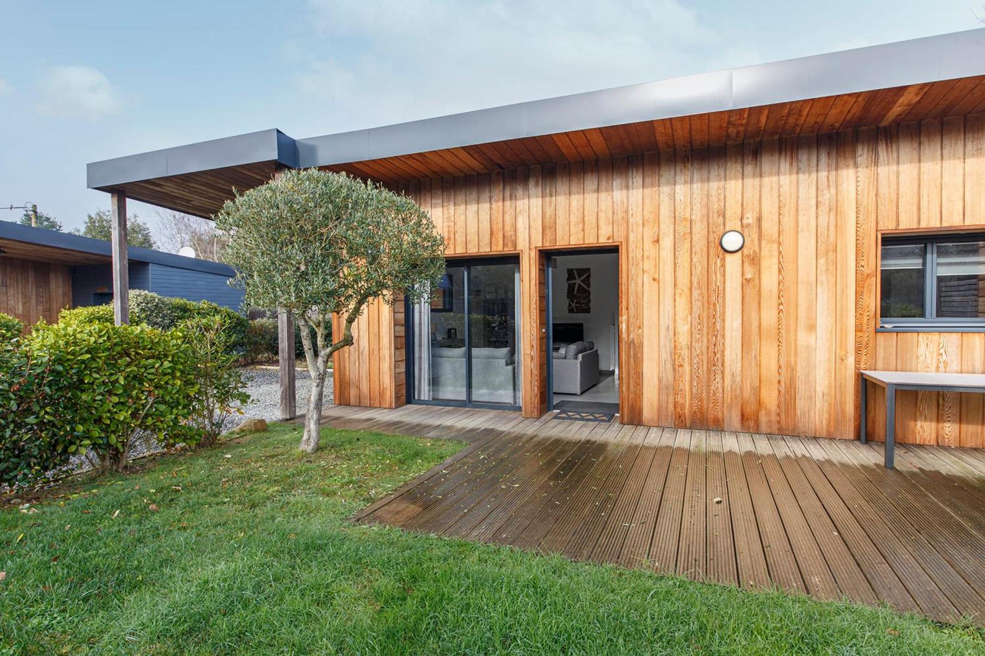 Holavre- Maison Pour 5P Avec Piscine Villa Le Tour-du-Parc Bagian luar foto